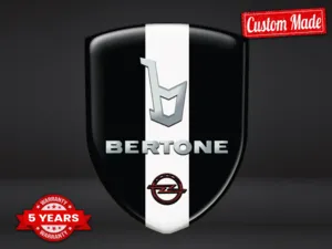 Bertone Silikonsticker S Logo Hochwertig Professionell